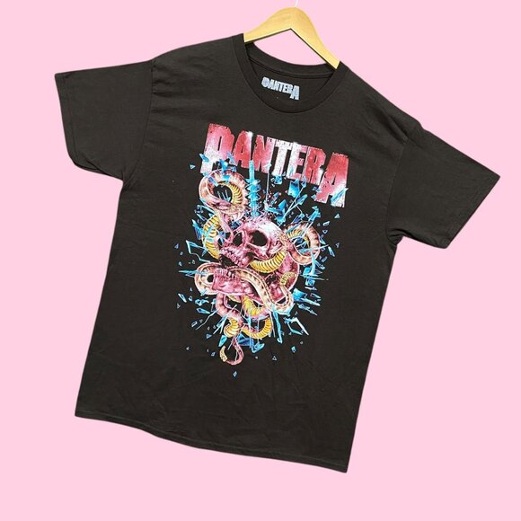 Pantera Skulls and Snakes Heavy Metal Band Tee L - Picture 3 of 4